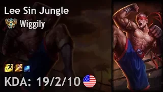Lee Sin Jungle vs Ezreal - Wiggily - NA Challenger Patch 7.18