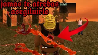 Nunca sigas a Shrek en GTA San Andreas! Ote ocurrirá esto 😕 Creepypasta