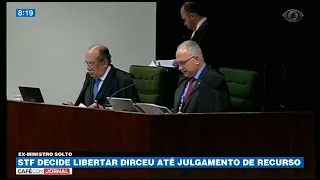 STF decide liberar Dirceu até julgamento de recurso