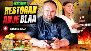 BRUSKETI sa ŠUNKOM dupli BURGER i ĆEVAPI u pavlaci !!! Restoran VISAGE