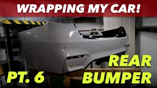 How To Wrap a Car At Home // PT. 6 - REAR BUMPER