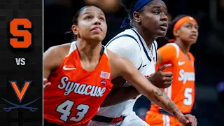 Syracuse vs. Virginia Women's Basketball Highlights (2021-22)