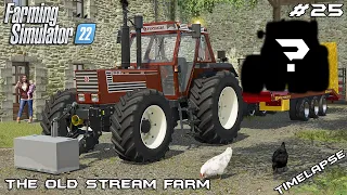 Buying a new FIATAGRI tractor for the FARM | The Old Stream Farm | Farming Simulator 22 | Episode 25