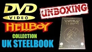HELLBOY COLLECTION UK Steelbook Limited Edition DVD Unboxing
