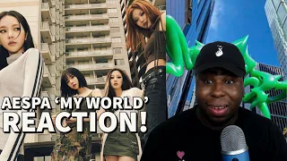 aespa ‘MY WORLD’ Spicy / Salty & Sweet / Thirsty  / ’Til We Meet Again | Full Album REACTION