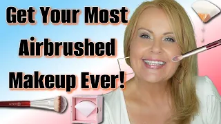Airbrushed Makeup from Foundation to Blush Over 50