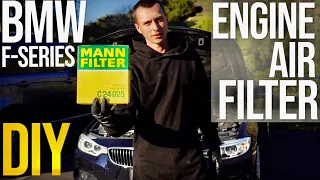 DIY: How To Replace a BMW Engine Air Filter on 328i 320i 428i etc F30, F31, F32, F33, F34