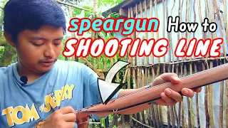 How to RIG SHOOTING LINE, simple and RELIABLE. Speargun shooting line setup #spearfishing #speargun