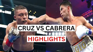 Isaac Cruz vs Giovanni Cabrera Highlights & Knockouts