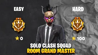 100 Pertandingan Namatin Free Fire Clash Squad, Di ROOM Grand Master