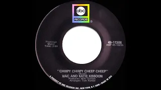 1971 HITS ARCHIVE: Chirpy Chirpy Cheep Cheep - Mac & Katie Kissoon (mono 45)