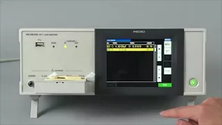 LCR Meter IM3533 measurement methods: Continuous measurement using different sets of conditions