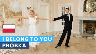 Sample Tutorial: I belong to you - Jacob Lee |Waltz | Wedding Dance Choreography