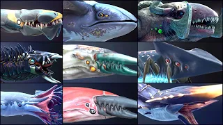 ALL LEVIATHAN & DEADLY CREATURE IN SUBNAUTICA BELOW ZERO