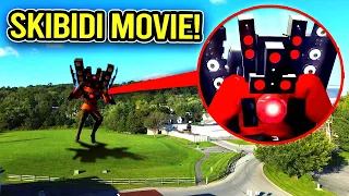 IF YOU SEE TITAN SPEAKERMAN CHASING YOU, RUN AWAY FAST! (SKIBIDI MOVIE)