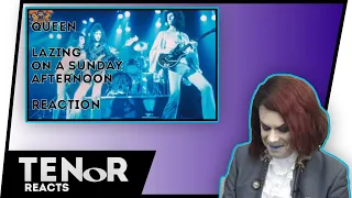 TENOR REACTS TO QUEEN - LAZING ON A SUNDAY AFTERNOON (FREDDIE MERCURY SPECIAL) || Nat Elliott-Ross