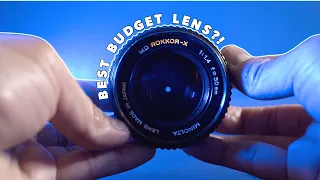 Minolta MD Rokkor-X 50mm f/1.4 Lens REVIEW! - BEST Budget Vintage Lens for GH5?! + Sample Footage!