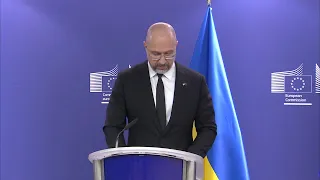 20.03.2024 Спільні заяви для преси Дениса Шмигаля та Урсули фон дер Ляйен