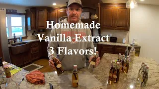 How To Make the Best Homemade Vanilla Extract / 3 Different Flavor Profiles / Christmas Gift Ideas!