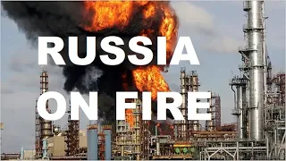 RUSSIA ON FIRE - UKRANIAN DRONES BURED RUSSIAN REFFINERY || 2023