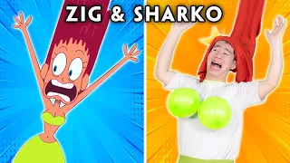 Sharko Is The Bad Guy - Zig And Sharko In Real Life  | Funniest Compilation Of Zig & Sharko