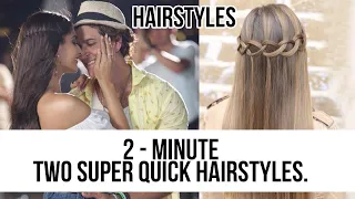Hairstyle || 2 minute hairstyle for wedding and party || Sonam Kapoor's GLAMOROUS Hairstyle