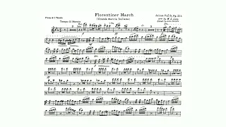 Julius Fučík: "Florentiner Marsch," Op. 214 - Flute and C Piccolo