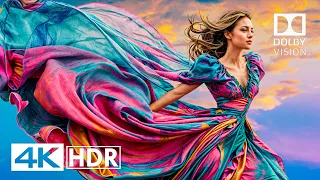 DANCING OF COLORS 4K HDR 120FPS - Dolby Vision