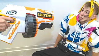 Nerf vs BANANA. All or nothing... Нёрф ПРОТИВ банана!!!