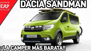 DACIA SANDMAN la Furgoneta CAMPER más barata del mercado. ¿Realidad o ficción?