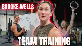 FIRST DAY OF TEAM TRAINING WITH BROOKE WELLS