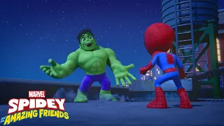 🤝 A Helping Hulk | Marvel's Spidey and His Amazing Friends | Disney Junior UK