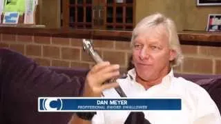 Dan Meyer - Professional Sword Swallower HD in Muncie, Indiana