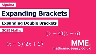 Algebra - Expanding Double Brackets