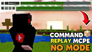 How to make Reply In Mcpe Without Mods | Official Reply mod In Mcpe 1.20 | Cinematic In Minecraft Pe