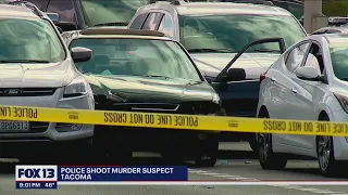 Tacoma Police shoot murder suspect during pursuit | FOX 13 Seattle