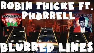 Robin Thicke ft. Pharrell - Blurred Lines - Rock Band 4 DLC Expert Full Band (August 2nd, 2016)