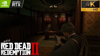 Breaking Into Angelo Bronte's Mansion - Red Dead Redemption 2  [4K]  RTX 3070