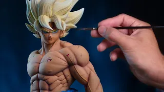 Making a GOKU Statue - Dragon Ball Z #goku #dragonball #sculpture