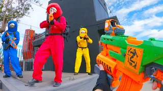 NERF War: Among Us In Real Life