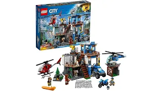 LEGO City Mountain Police Headquarters 60174 Building Kit (663 Pieces)