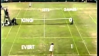 Evert vs King 1971 US Open