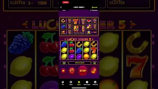 Parimatch lucky joker 50удар 7к подъем.