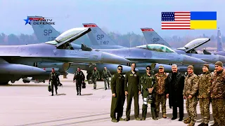 Tension up: Dozens of US Air Force F-16 with Ukrainian pilot Arrives at Oblast Airbase