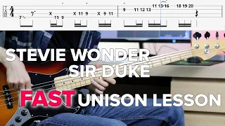 Stevie Wonder Sir Duke | Unison Part Playthorugh with TABs