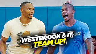 Russell Westbrook & Isaiah Thomas TEAM UP At Rico Hines Runs!!