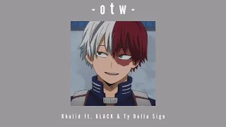 khalid ft. 6lack & ty dolla $ign - otw // 𝑺𝑳𝑶𝑾𝑬𝑫 𝑫𝑶𝑾𝑵 + 𝑹𝑬𝑽𝑬𝑹𝑩