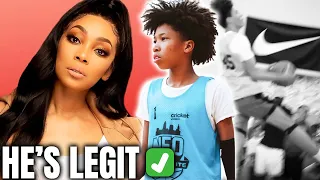 MONICA'S SON COULD BE THE NEXT GREAT BASKETBALL PLAYER!! 🏀🔥