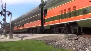 NKP 765 South at 74 mph in Deerfield, IL 6/12/16 (HD)