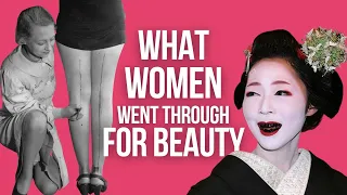 11 Unusual & DANGERIOUS Beauty Trends Throughout History